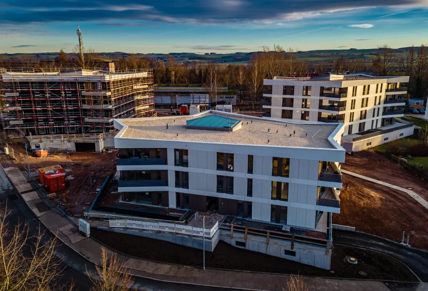 Neubau 3 Mehrfamilienhäuser mit Tiefgarage